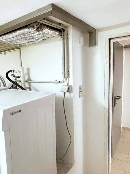 vollständig reparierter Wasserschaden